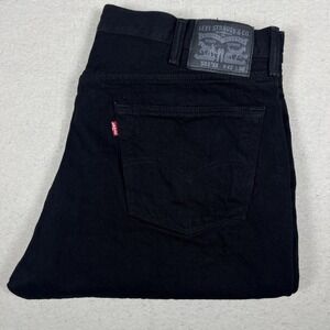 Levis 501 XX Black Jeans‎ Mens 40x28 Straight Button Fly 100% Cotton Denim Pants